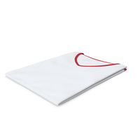 Female V Neck Folded White and Red PNG & PSD Images