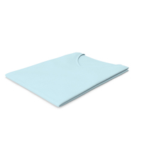 Female V Neck Folded Blue PNG & PSD Images