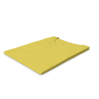 Female V Neck Folded With Tag Yellow PNG & PSD Images