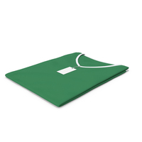 Female V Neck Folded With Tag White and Green PNG & PSD Images