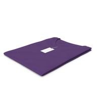 Female V Neck Folded With Tag Purple PNG & PSD Images
