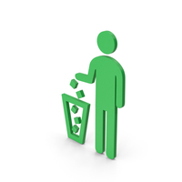 Symbol Recycle Bin Green PNG & PSD Images