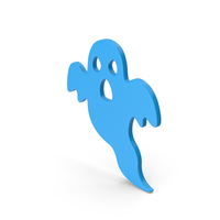 Halloween Ghost Blue PNG & PSD Images