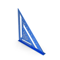 Triangle Square Ruler Blue New PNG & PSD Images