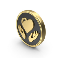 Heart Safety Insurance Services Coin PNG & PSD Images