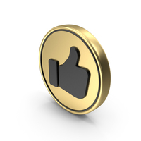 Satisfaction Like Thumps Up Coin PNG & PSD Images