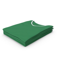Female V Neck Folded Stacked White and Green PNG & PSD Images