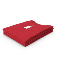 Female V Neck Folded Stacked With Tag Red PNG & PSD Images