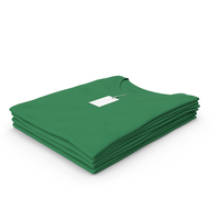 Female V Neck Folded Stacked With Tag Green PNG & PSD Images