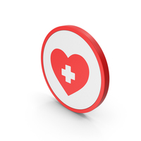 Red Medical Heart Icon PNG & PSD Images