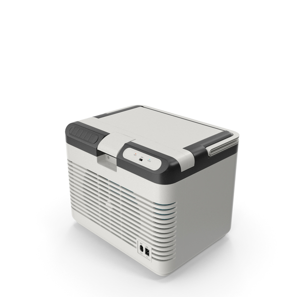 Portable Car Refrigerator Closed White New PNG & PSD Images
