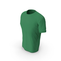 Male Crew Neck Worn Green PNG & PSD Images