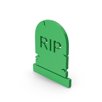Symbol Gravestone Green PNG & PSD Images