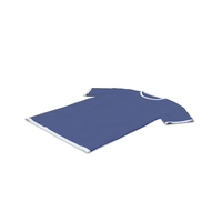 Male Crew Neck Laying White and Dark Blue PNG & PSD Images