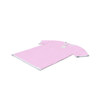 Male Crew Neck Laying With Tag White and Pink PNG & PSD Images