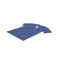 Male Crew Neck Laying With Tag Dark Blue PNG & PSD Images