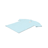 Male Crew Neck Laying With Tag Blue PNG & PSD Images