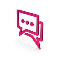 Symbol Chatting Metallic PNG & PSD Images
