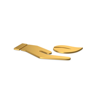 Gold Symbol Save Green PNG & PSD Images