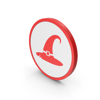 Icon Halloween Hat Red PNG & PSD Images