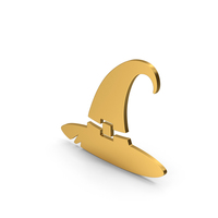 Symbol Halloween Hat Gold PNG & PSD Images