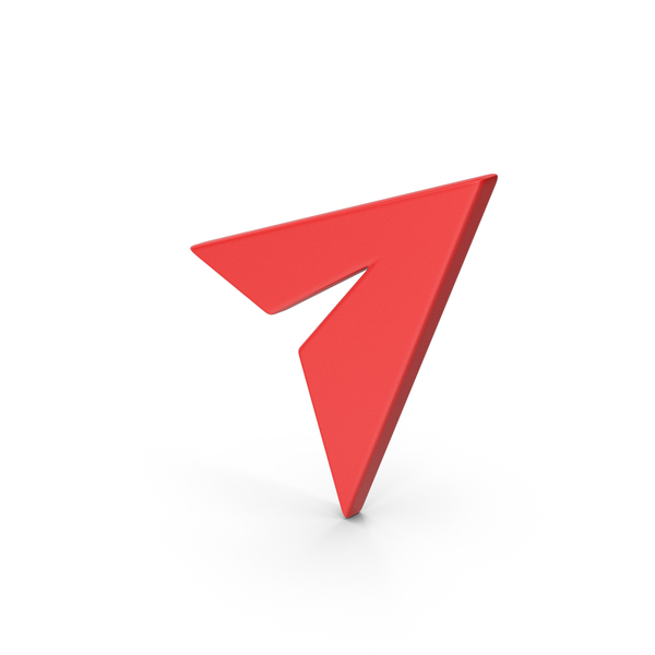 Symbol Paper Plane Red PNG & PSD Images