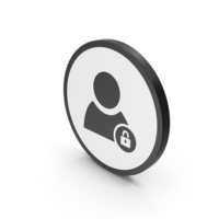 Icon Locked User PNG & PSD Images