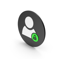 Locked User Icon PNG & PSD Images