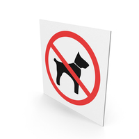 Nameplate No Dogs Allowed PNG & PSD Images