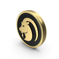 Horoscope Zodiac Sign Capricorn Coin PNG & PSD Images
