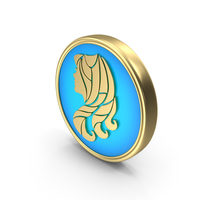 Horoscope Zodiac Sign Virgo Coin PNG & PSD Images