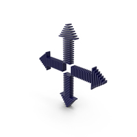 Arrow Dark Blue PNG & PSD Images
