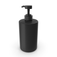 Shampoo Bottle Black 700 ml PNG & PSD Images