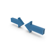 Arrow Blue PNG & PSD Images