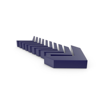 Arrow Dark Blue PNG & PSD Images