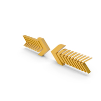 Arrow Yellow PNG & PSD Images