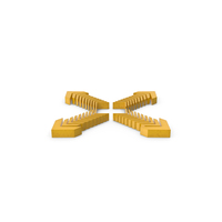 Arrow Yellow PNG & PSD Images