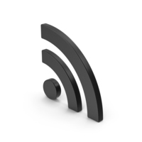 Symbol Icon RSS Black PNG & PSD Images