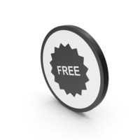 Icon Free Badge PNG & PSD Images