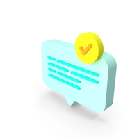 Chat Check Icon PNG & PSD Images