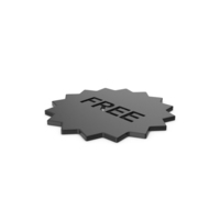 Black Symbol Free Badge PNG & PSD Images