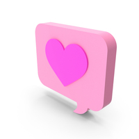 Chat Love Icon PNG & PSD Images