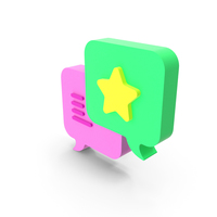 Chat Star Icon PNG & PSD Images