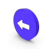 Left Way Icon PNG & PSD Images