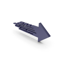 Arrow Dark Blue PNG & PSD Images