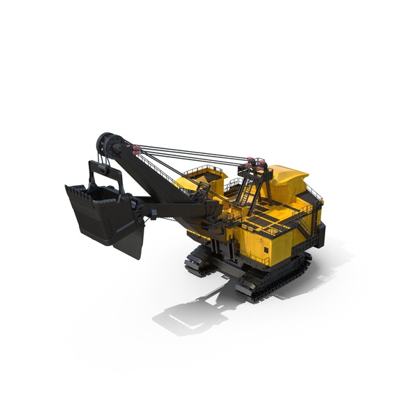Large Mining Shovel PNG & PSD Images