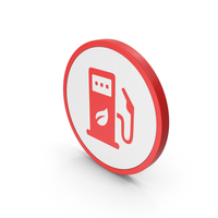 Red Eco Station Icon PNG & PSD Images