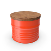 Steel Drum Barrel Table PNG & PSD Images