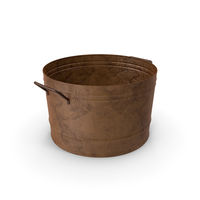 Steel Round Tub Rusty PNG & PSD Images