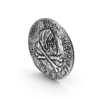 Treasure Pirate Coin Silver PNG & PSD Images